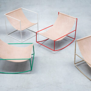 Rocking chair « cuir »