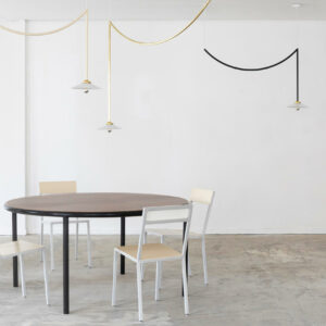 Wooden table round L